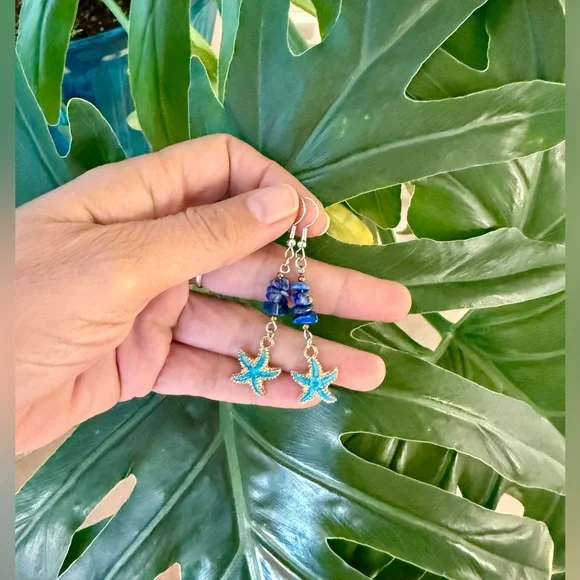 Lapis Lazuli ~ Starfish || Handmade - Picture 3 of 3